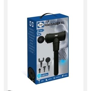 Sealy Long-Handled Lightweight Percussive Massage Gun 8 Adjustable Gear Levels